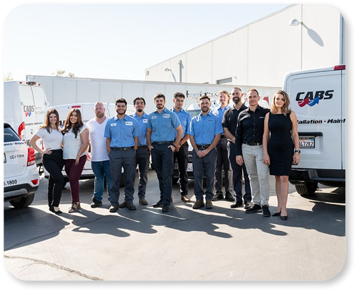 CABS Team with vehicles